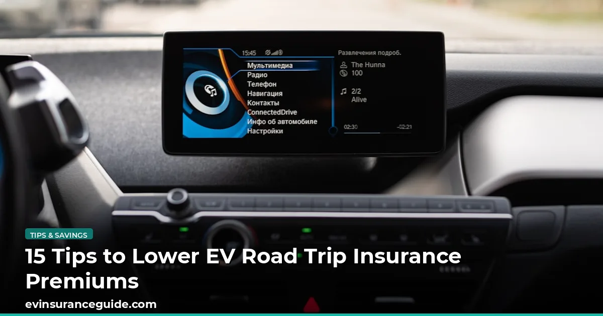 15 Tips to Lower EV Road Trip Insurance Premiums