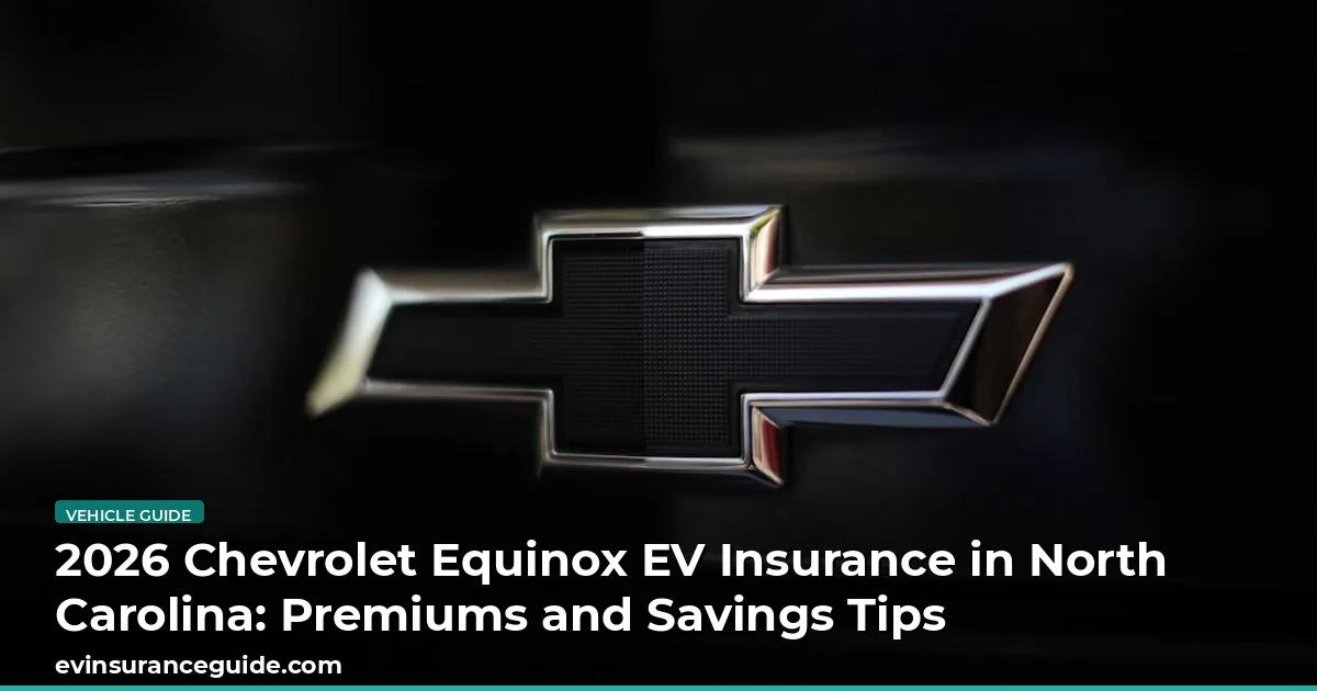2026 Chevrolet Equinox EV Insurance in North Carolina: Premiums and Savings Tips