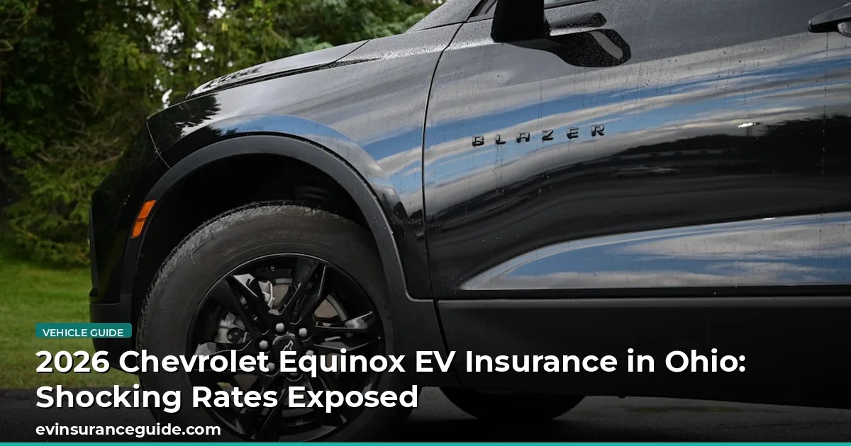 2026 Chevrolet Equinox EV Insurance in Ohio: Shocking Rates Exposed
