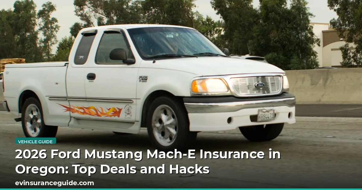 2026 Ford Mustang Mach-E Insurance in Oregon: Top Deals and Hacks