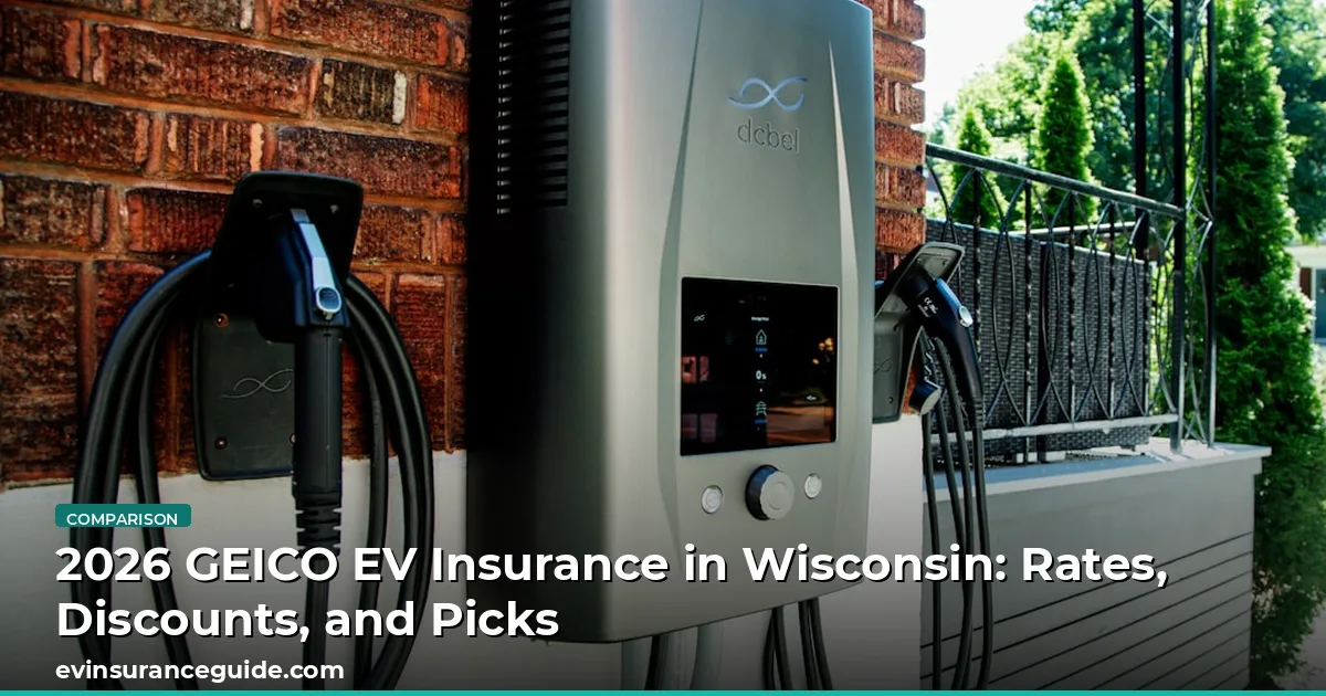 2026 GEICO EV Insurance in Wisconsin: Rates, Discounts, and Picks