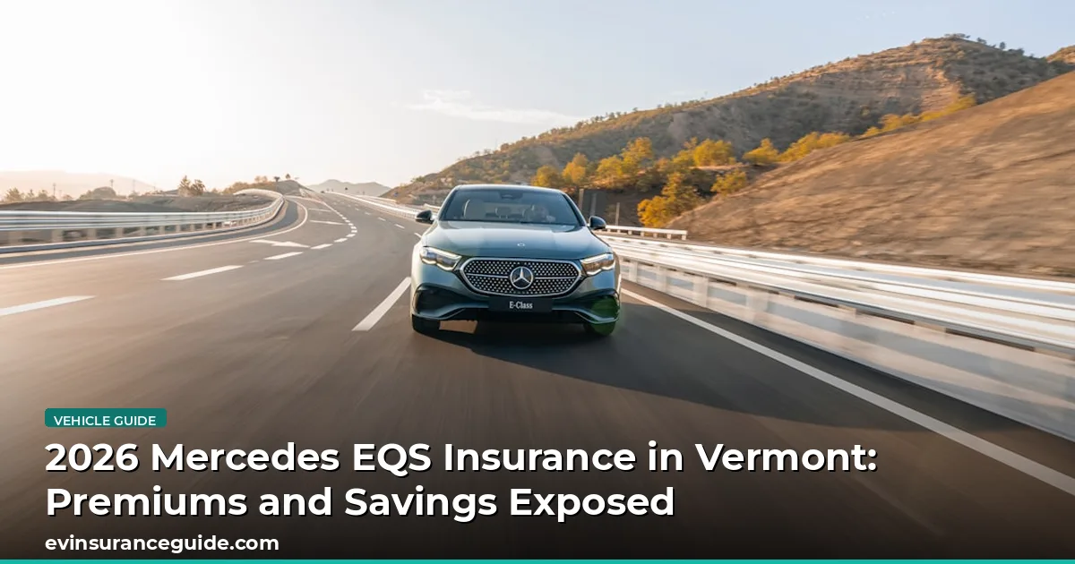 2026 Mercedes EQS Insurance in Vermont: Premiums and Savings Exposed