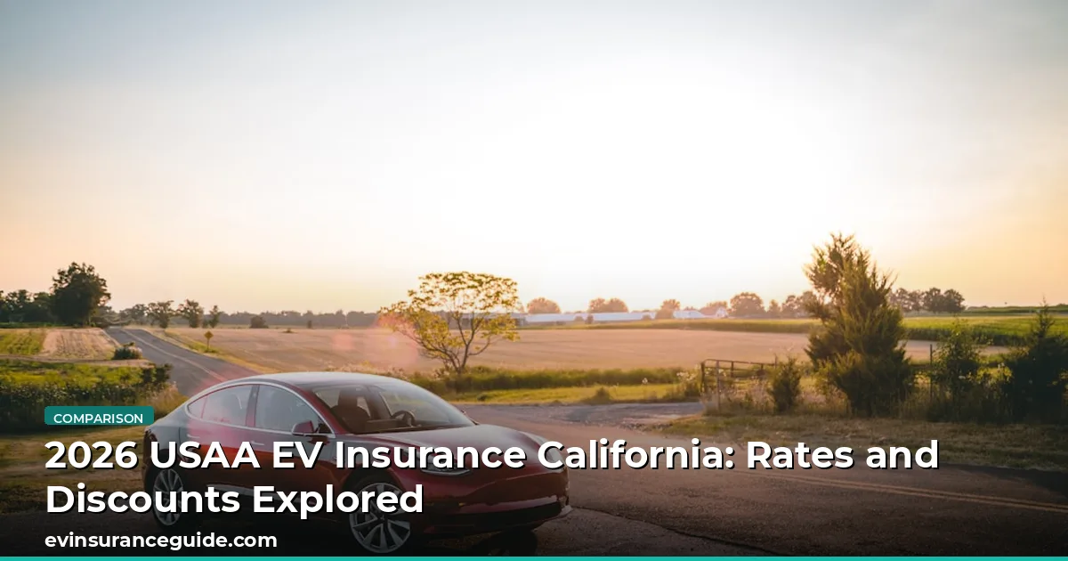 2026 USAA EV Insurance California: Rates and Discounts Explored