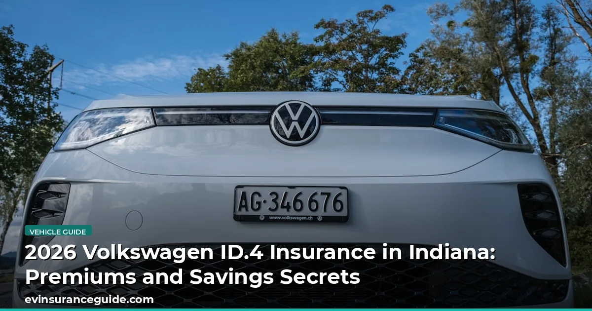 2026 Volkswagen ID.4 Insurance in Indiana: Premiums and Savings Secrets