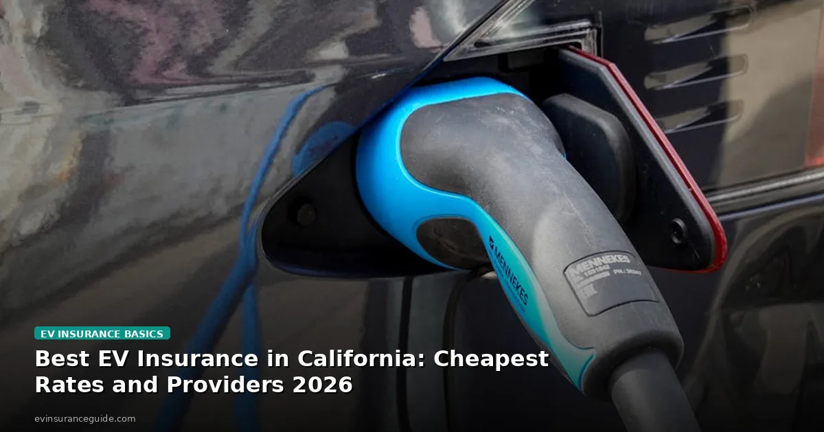 Best EV Insurance in California: Cheapest Rates and Providers 2026