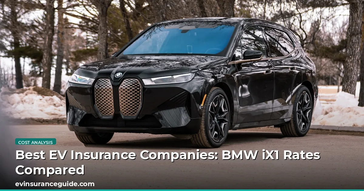 Best EV Insurance Companies: BMW iX1 Rates Compared