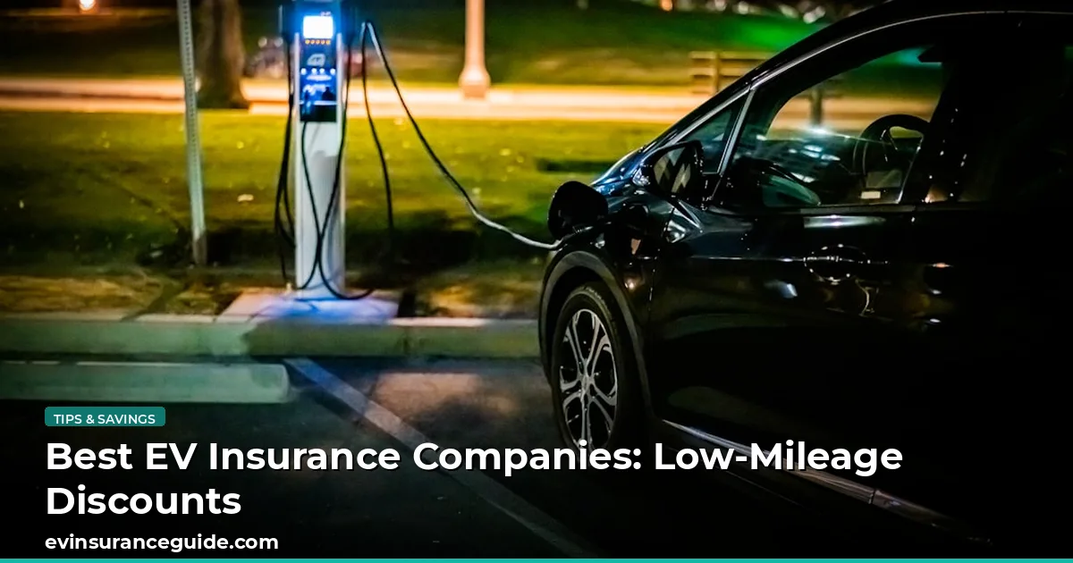 Best EV Insurance Companies: Low-Mileage Discounts