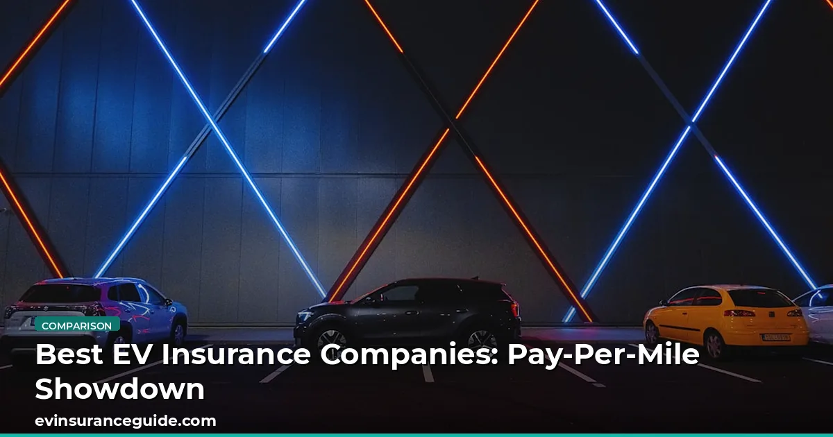Best EV Insurance Companies: Pay-Per-Mile Showdown