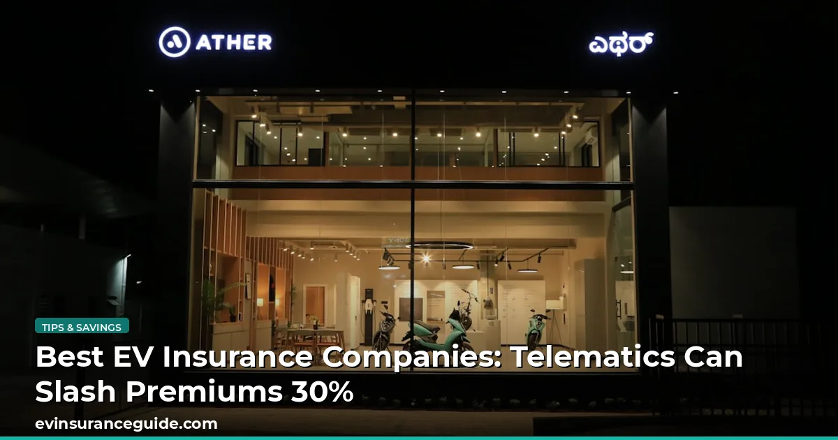 Best EV Insurance Companies: Telematics Can Slash Premiums 30%