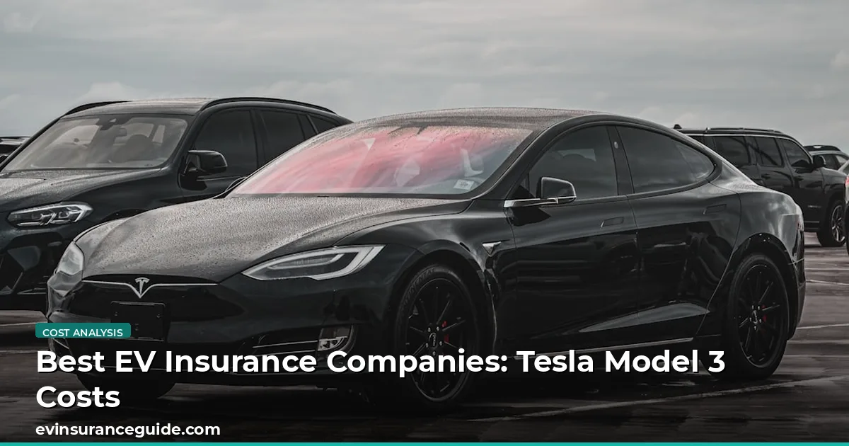 Best EV Insurance Companies: Tesla Model 3 Costs