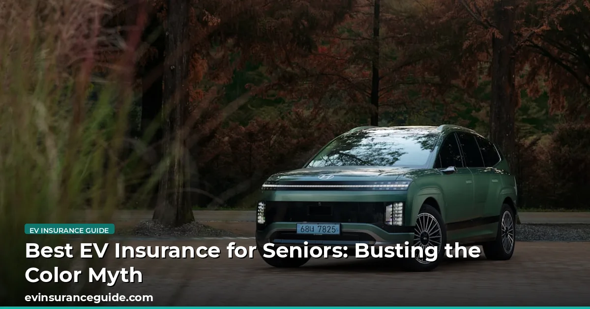 Best EV Insurance for Seniors: Busting the Color Myth