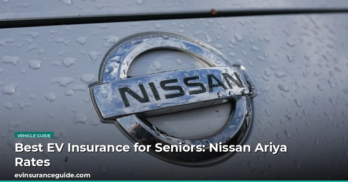 Best EV Insurance for Seniors: Nissan Ariya Rates