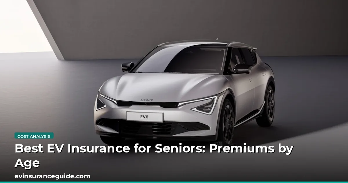 Best EV Insurance for Seniors: Premiums by Age