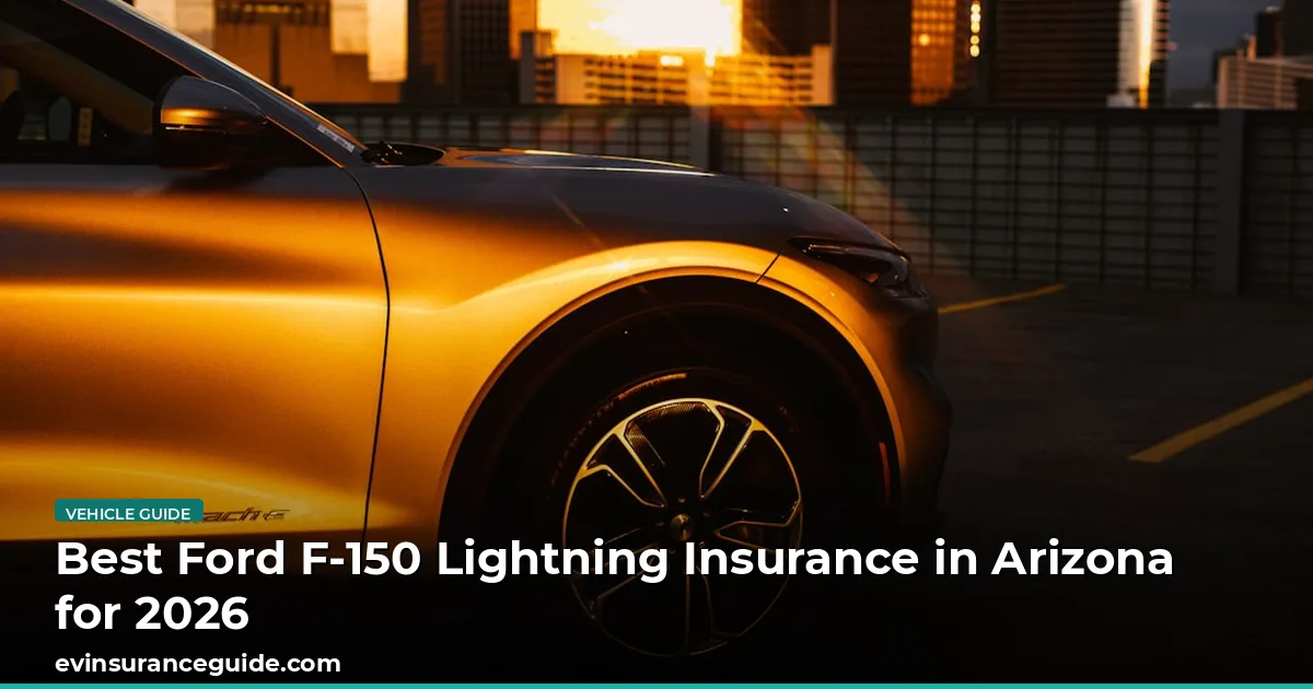 Best Ford F-150 Lightning Insurance in Arizona for 2026