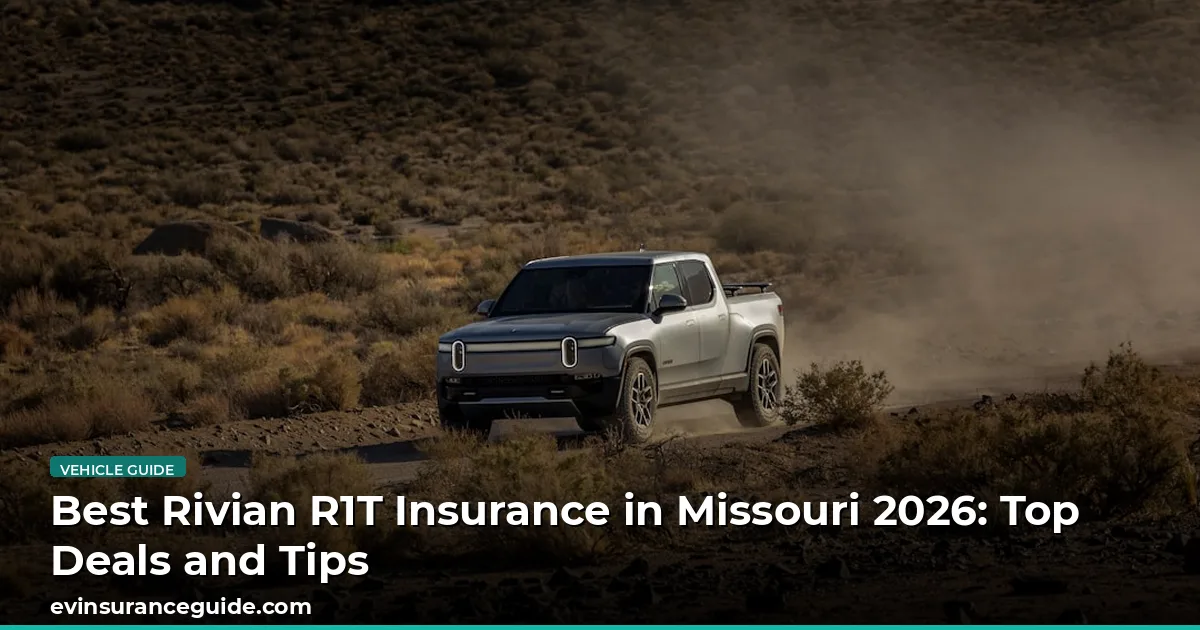 Best Rivian R1T Insurance in Missouri 2026: Top Deals and Tips