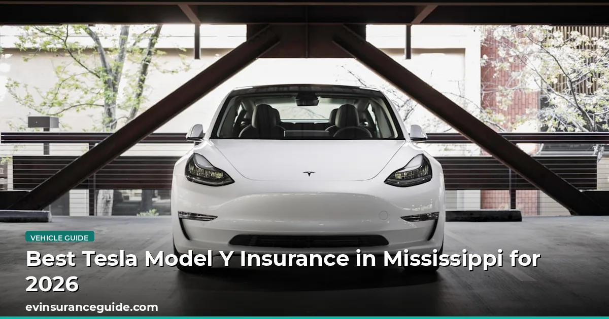 Best Tesla Model Y Insurance in Mississippi for 2026