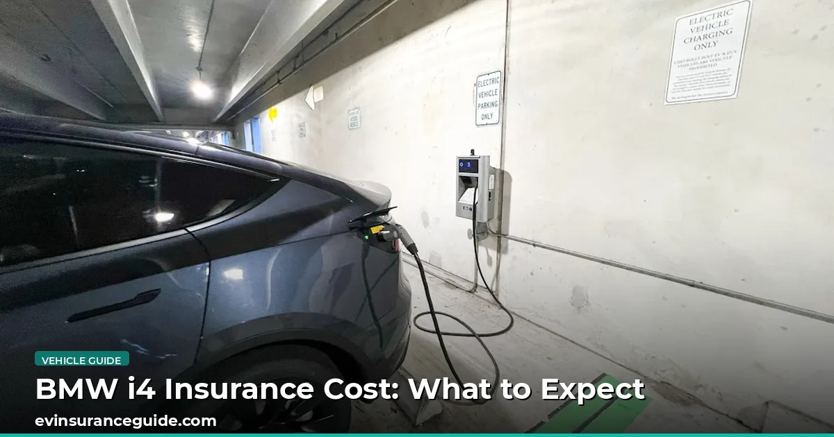 BMW i4 Insurance Cost: What to Expect