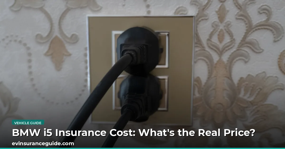 BMW i5 Insurance Cost: What's the Real Price?