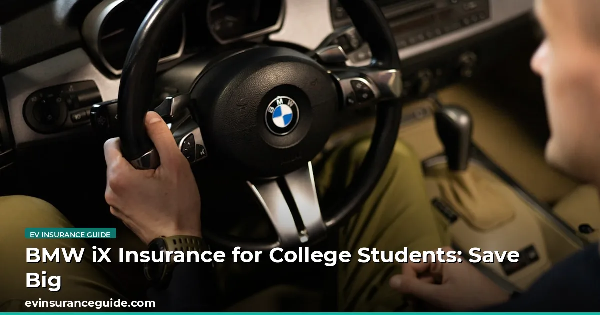 BMW iX Insurance for College Students: Save Big