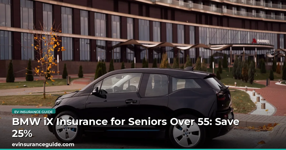 BMW iX Insurance for Seniors Over 55: Save 25%