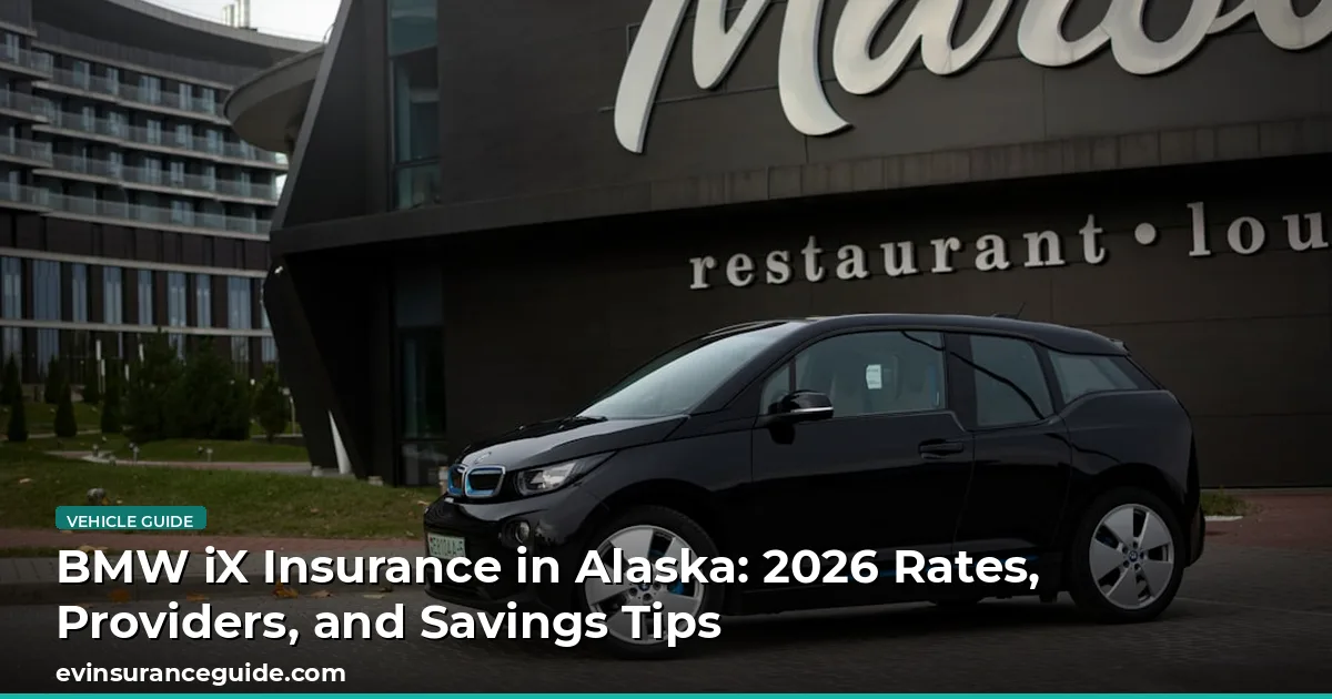 BMW iX Insurance in Alaska: 2026 Rates, Providers, and Savings Tips