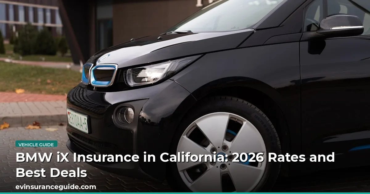 BMW iX Insurance in California: 2026 Rates and Best Deals