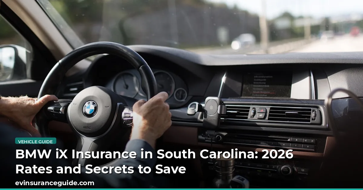 BMW iX Insurance in South Carolina: 2026 Rates and Secrets to Save