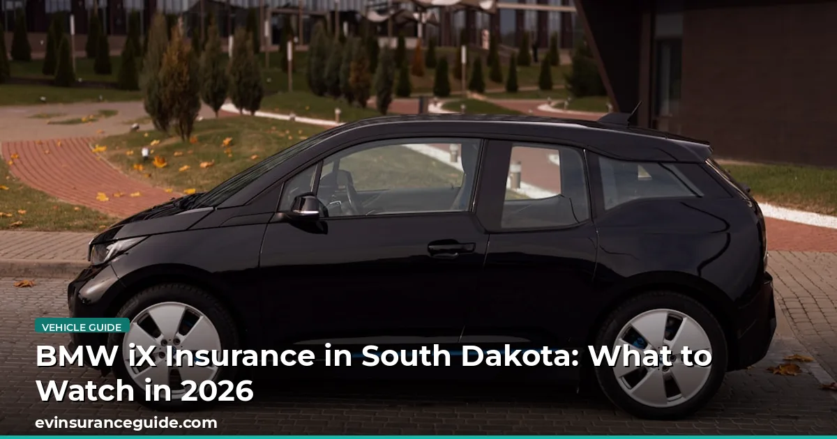 BMW iX Insurance in South Dakota: What to Watch in 2026