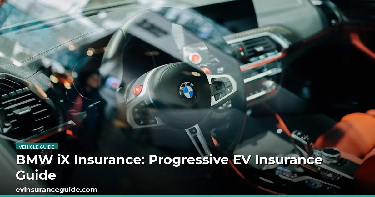 BMW iX Insurance: Progressive EV Insurance Guide