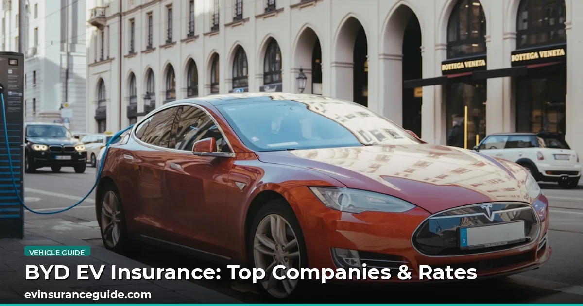 BYD EV Insurance: Top Companies & Rates
