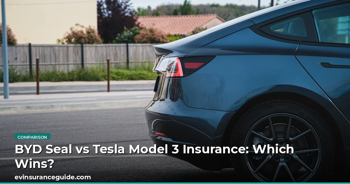 BYD Seal vs Tesla Model 3 Insurance: Which Wins?