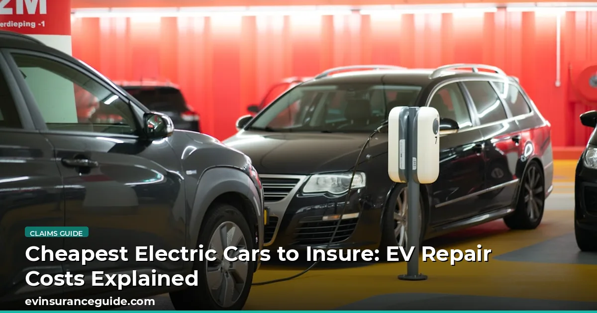 Cheapest Electric Cars to Insure: EV Repair Costs Explained