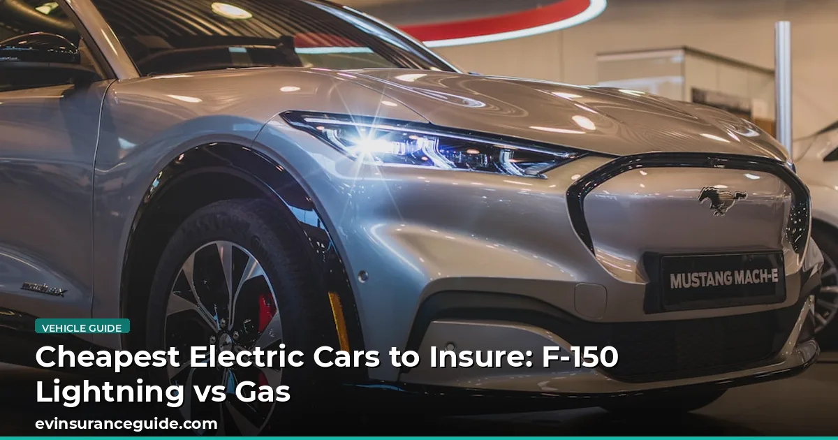 Cheapest Electric Cars to Insure: F-150 Lightning vs Gas