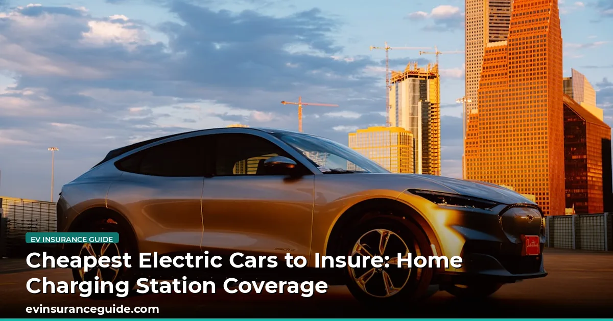 Cheapest Electric Cars to Insure: Home Charging Station Coverage