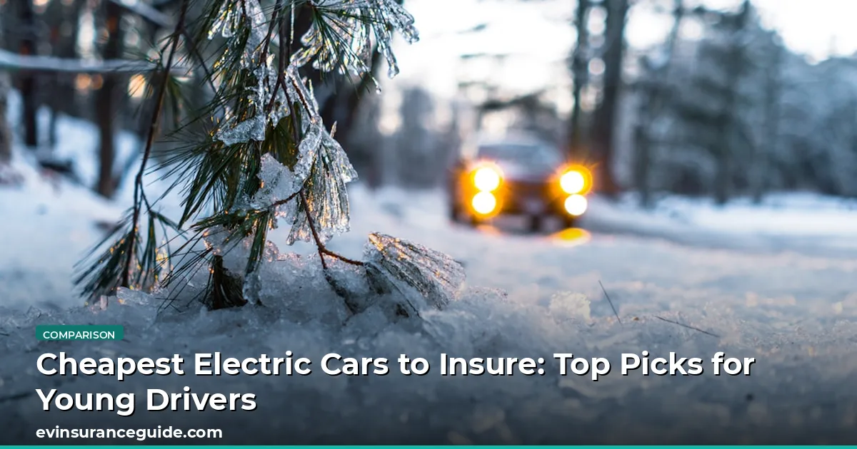 Cheapest Electric Cars to Insure: Top Picks for Young Drivers