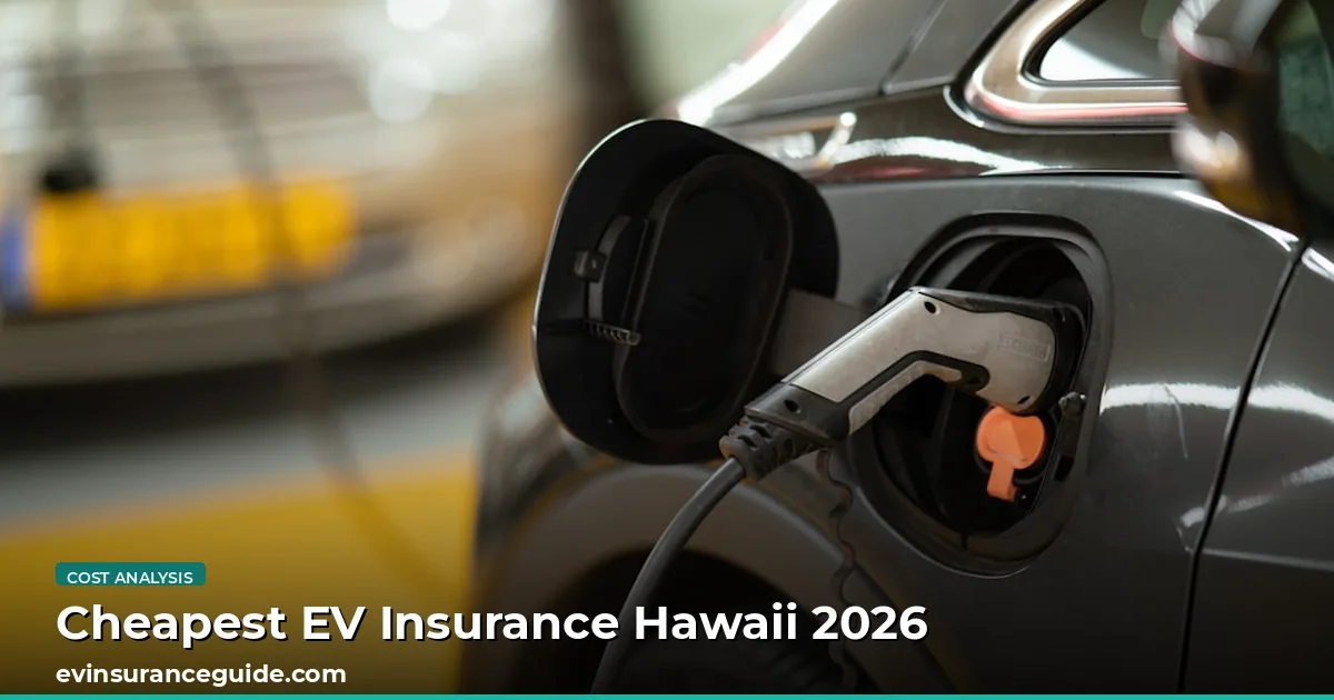 Cheapest EV Insurance Hawaii 2026