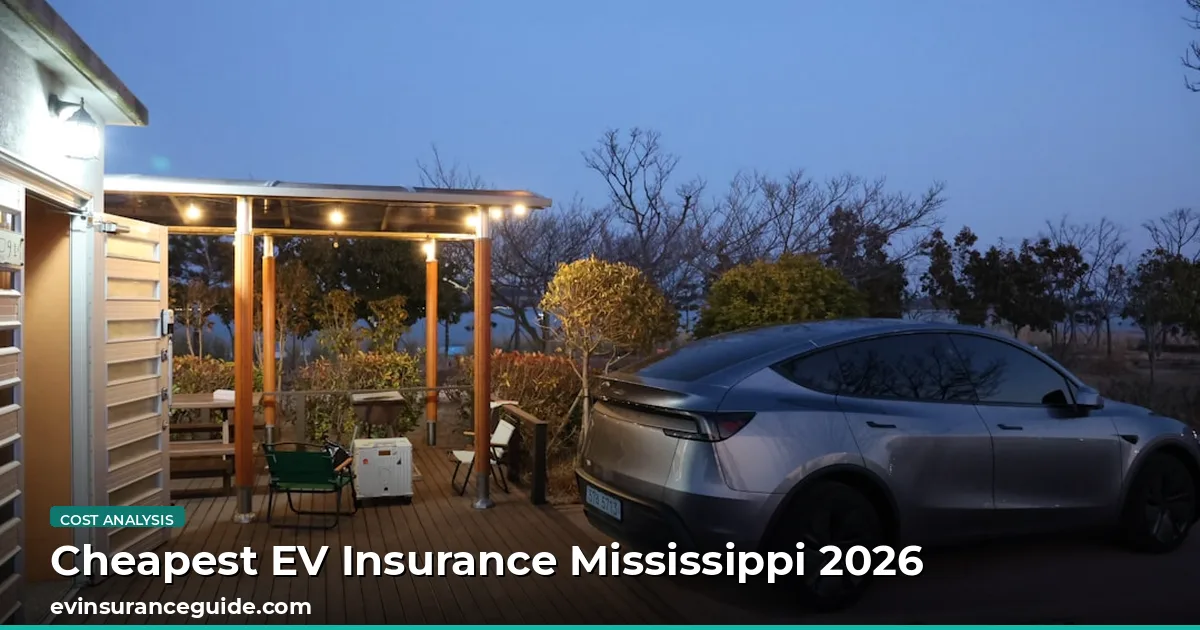 Cheapest EV Insurance Mississippi 2026