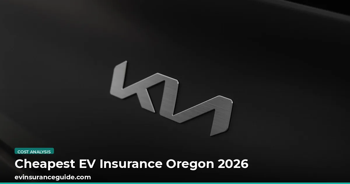 Cheapest EV Insurance Oregon 2026
