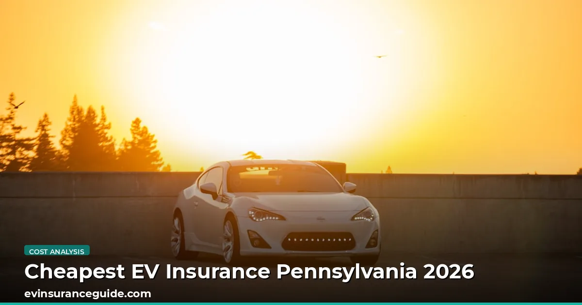 Cheapest EV Insurance Pennsylvania 2026