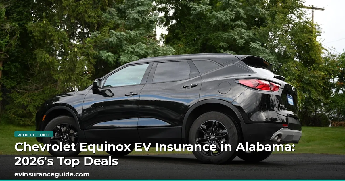 Chevrolet Equinox EV Insurance in Alabama: 2026's Top Deals