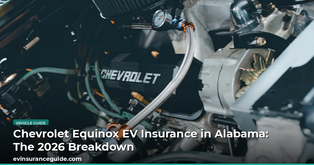 Chevrolet Equinox EV Insurance in Alabama: The 2026 Breakdown