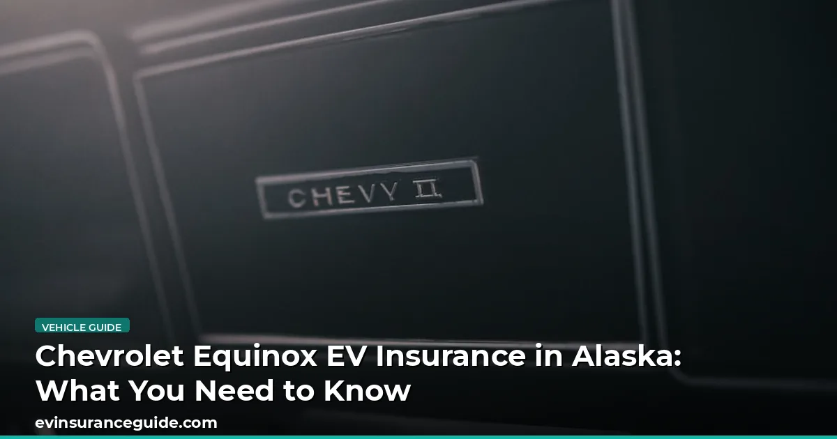 Chevrolet Equinox EV Insurance in Alaska: What You Need to Know