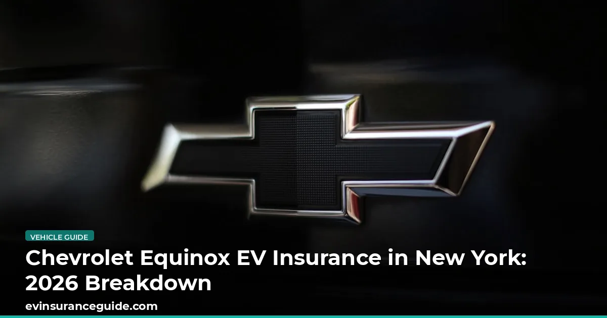Chevrolet Equinox EV Insurance in New York: 2026 Breakdown