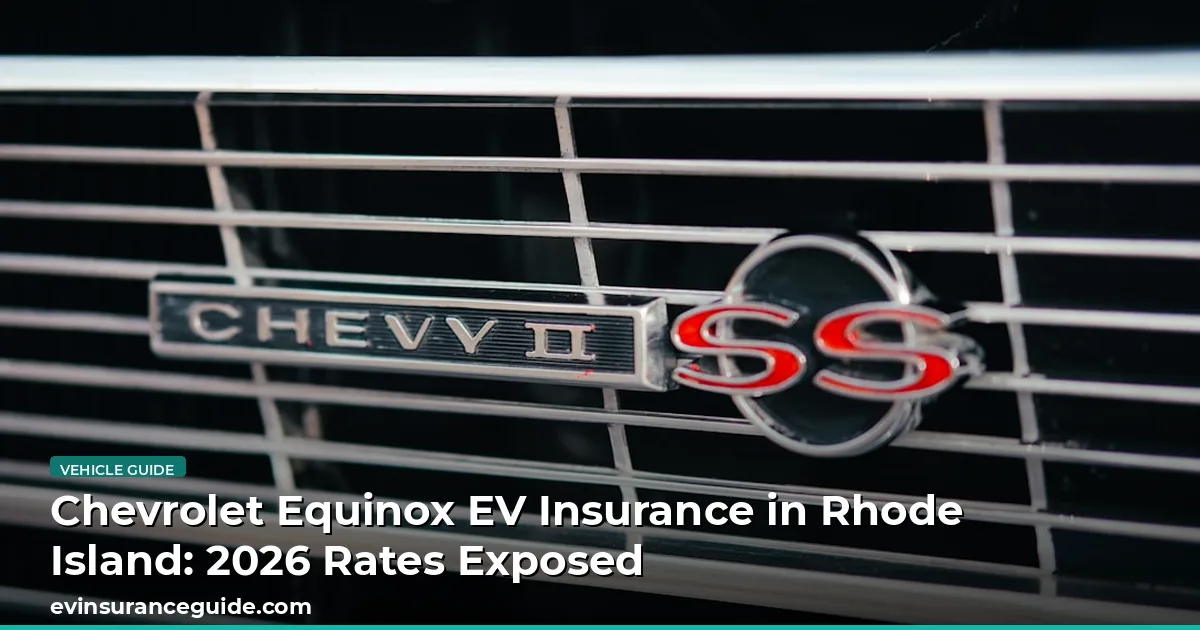 Chevrolet Equinox EV Insurance in Rhode Island: 2026 Rates Exposed