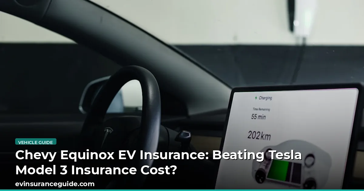 Chevy Equinox EV Insurance: Beating Tesla Model 3 Insurance Cost?