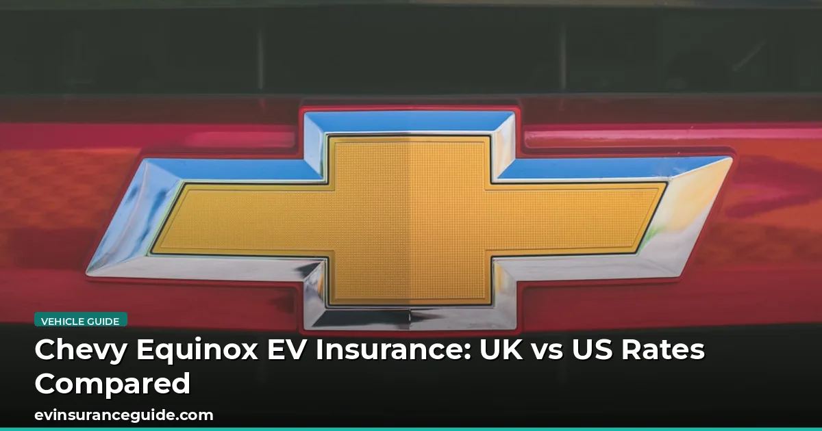 Chevy Equinox EV Insurance: UK vs US Rates Compared