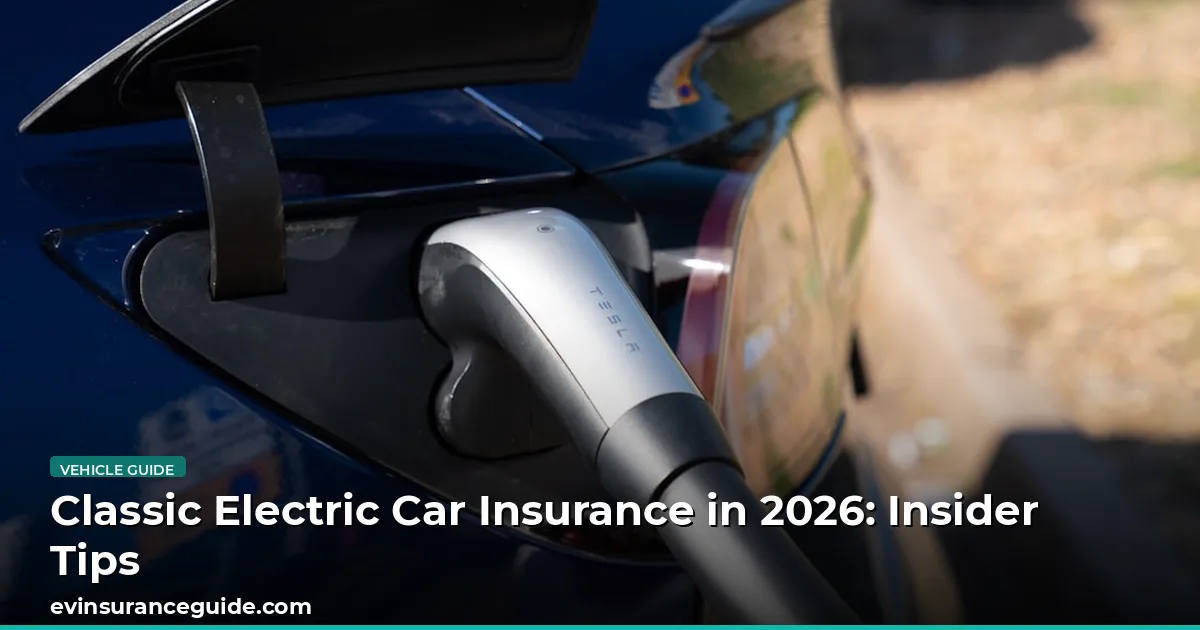 Classic Electric Car Insurance in 2026: Insider Tips