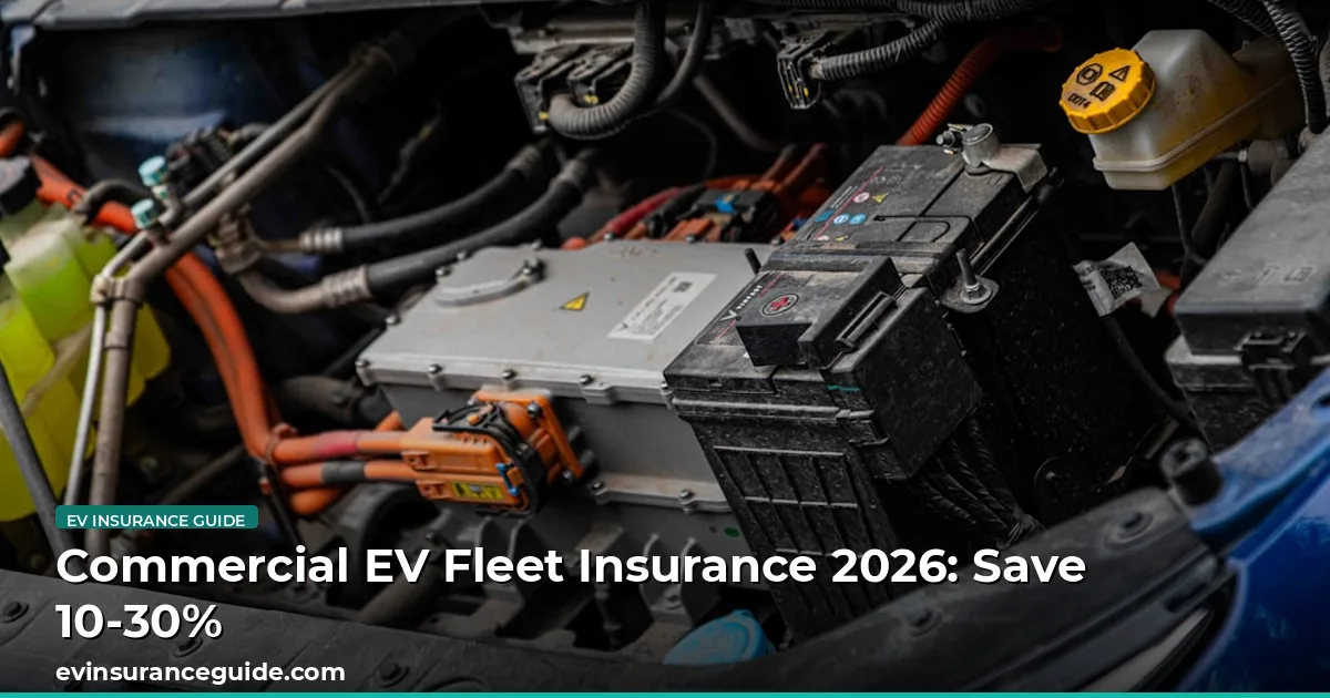 Commercial EV Fleet Insurance 2026: Save 10-30%