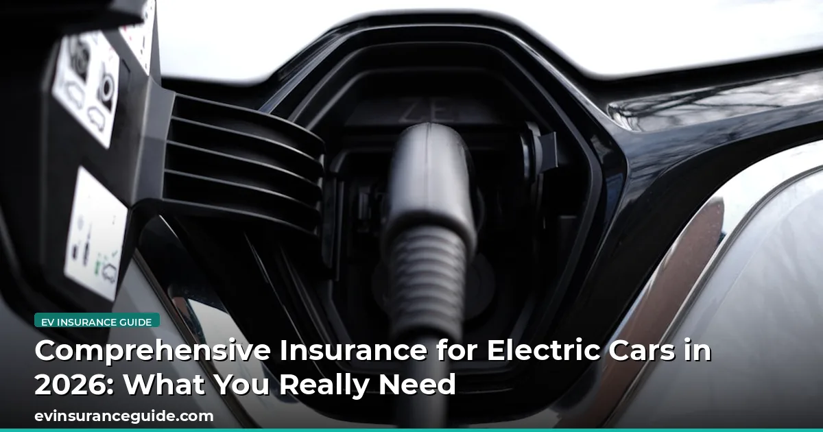 Comprehensive Insurance for Electric Cars in 2026: What You Really Need
