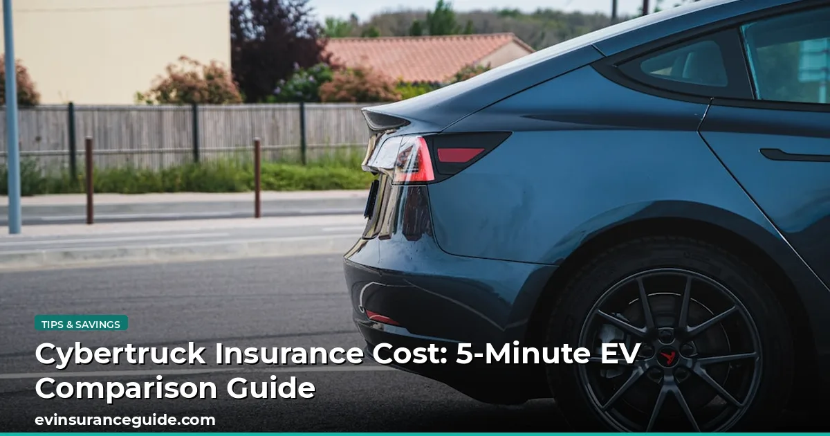 Cybertruck Insurance Cost: 5-Minute EV Comparison Guide